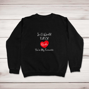 In A World Full Of Knobs - Rude Sweatshirts - Slightly Disturbed - Image 1 of 1