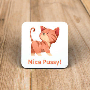 Nice Pussy - Rude Coaster - Slightly Disturbed - Image 1 of 1