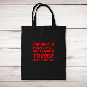 I'm Not A Pancake Expert - Rude Tote Bags - Slightly Disturbed