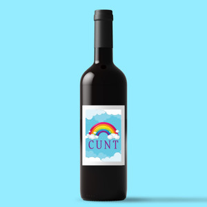 Rainbow Swearing - Rude Wine/Beer Labels - Slightly Disturbed - Image 1 of 3