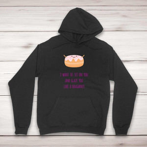 Glazed Doughnut - Rude Hoodies - Slightly Disturbed - Image 1 of 2