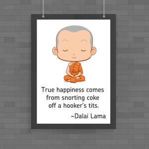 True Happiness - Rude Posters - Slightly Disturbed - Image 1 of 1