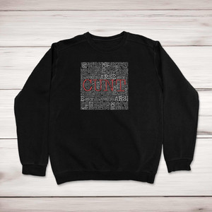 Ultimate Swearing - Rude Sweatshirts - Slightly Disturbed - Image 1 of 1