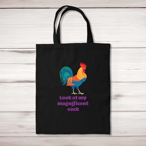 Magnificent Cock - Rude Tote Bags - Slightly Disturbed