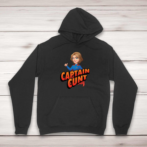 Captain Cunt - Rude Hoodies - Slightly Disturbed - Image 1 of 4