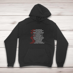 Correct Fucking Grammar - Rude Hoodies - Slightly Disturbed - Image 1 of 2