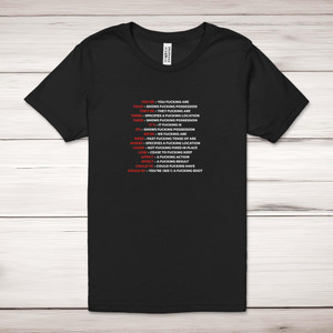 Correct Fucking Grammar - Rude Adult T-Shirt - Slightly Disturbed