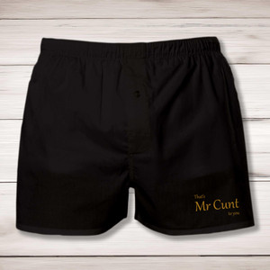 That's Mr Cunt To You - Rude Men's Underwear - Slightly Disturbed - Image 1 of 2