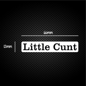 Little Cunt - Rude Sticker Packs - Slightly Disturbed - Image 1 of 1