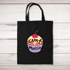 Colourful Cunt Muffin - Rude Tote Bags - Slightly Disturbed