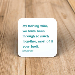 My Darling - Novelty Coaster - Slightly Disturbed - Image 1 of 2