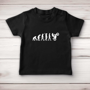 Evolution Of A Trials Bike Rider - Novelty Baby T-Shirts - Slightly Disturbed - Image 4 of 4