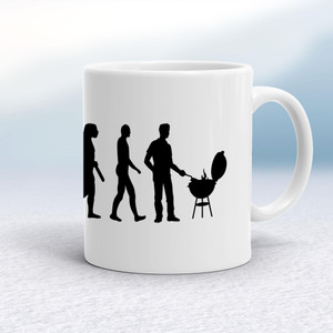Evolution Of A BBQ King - Novelty Mugs - Slightly Disturbed - Image 1 of 14
