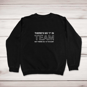 There Is A U In Cunt - Rude Sweatshirts - Slightly Disturbed - Image 1 of 2