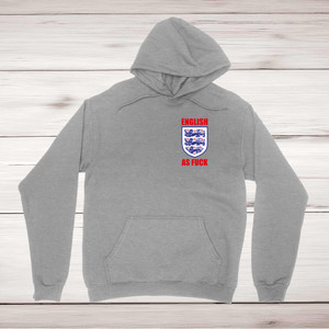 English As Fuck Three Lions - Rude Hoodies - Slightly Disturbed - Image 1 of 1