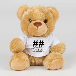 Personalised Age and Fucking Fabulous - Rude Swear Bear - Slightly Disturbed - Image 1 of 2