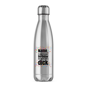 Personalised Birthday Swearing - Rude Water Bottles - Slightly Disturbed - Image 1 of 6