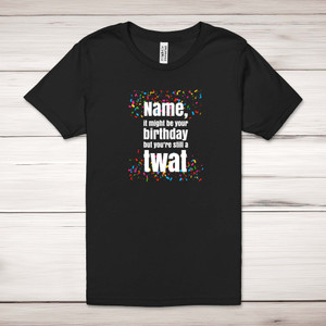 Personalised Birthday Swearing - Rude Adult T-Shirts - Slightly Disturbed - Image 1 of 36