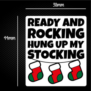 Hung Up My Stocking - Rude Sticker Packs - Slightly Disturbed - Image 1 of 1