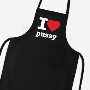 I Love Pussy - Rude Aprons - Slightly Disturbed - Image 1 of 2