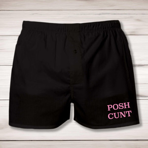 Posh Cunt - Rude Men's Underwear - Slightly Disturbed - Image 1 of 2