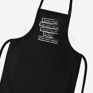 Some Days The Best Thing About My Job - Novelty Aprons - Slightly Disturbed - Image 1 of 3