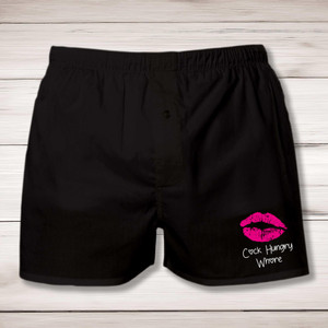 Cock Hungry Whore - Rude Men's Underwear - Slightly Disturbed - Image 1 of 2