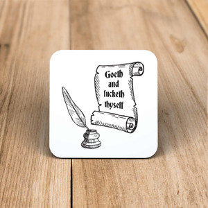 Fucketh Thyself - Rude Coaster - Slightly Disturbed - Image 1 of 1