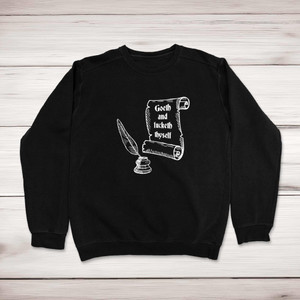 Fucketh Thyself - Rude Sweatshirts - Slightly Disturbed - Image 1 of 2
