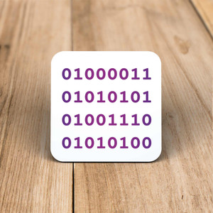Binary Cunt - Rude Coaster - Slightly Disturbed - Image 1 of 1