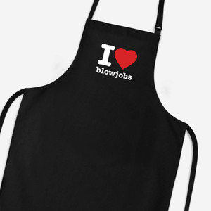 I Love Blowjobs - Rude Aprons - Slightly Disturbed - Image 1 of 2