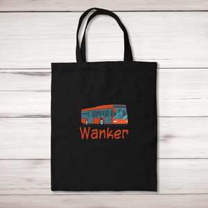 Bus Wanker - Rude Tote Bags - Slightly Disturbed