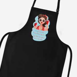 Fluent In Three Languages - Novelty Aprons - Slightly Disturbed - Image 1 of 3