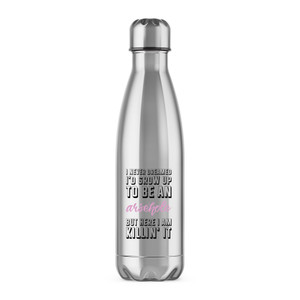 Grow Up To Be An Arsehole - Rude Water Bottles - Slightly Disturbed - Image 1 of 6