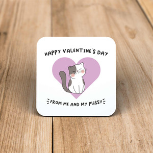 Happy Valentine's Day From Me - Rude Coaster - Slightly Disturbed - Image 1 of 2