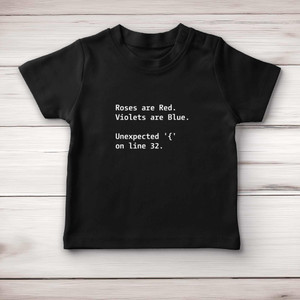 Roses Are Red - Geeky Baby T-Shirts - Slightly Disturbed - Image 4 of 4
