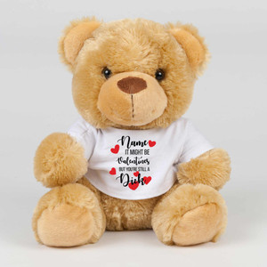 Personalised Valentines Swearing - Rude Swear Bear - Slightly Disturbed - Image 1 of 6