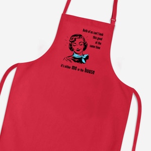 Both Of Us Can't Look This Good - Novelty Aprons - Slightly Disturbed - Image 1 of 2