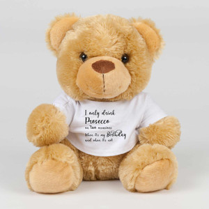 I Only Drink Prosecco On Two Occasions - Novelty Swear Bear - Slightly Disturbed - Image 1 of 2