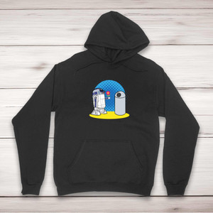 R2D2 In Love - Geeky Hoodies - Slightly Disturbed - Image 1 of 2