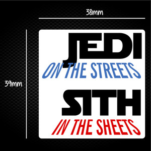 Jedi On the Streets - Geeky Sticker Packs - Slightly Disturbed - Image 1 of 1