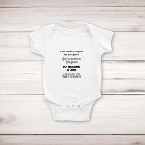Take The Iron Throne - Geeky Babygrows & Sleepsuits - Slightly Disturbed - Image 1 of 4