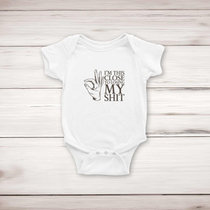 Losing My Shit - Rude Babygrows & Sleepsuits - Slightly Disturbed - Image 1 of 4