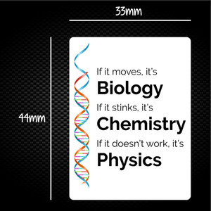 Biology, Chemistry, Physics - Geeky Sticker Packs - Slightly Disturbed - Image 1 of 1
