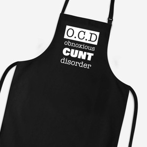 Obnoxious Cunt Disorder - Rude Aprons - Slightly Disturbed - Image 1 of 3