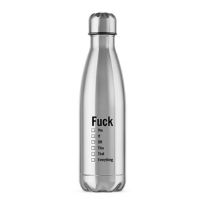A Fuck For All Occasions - Rude Water Bottles - Slightly Disturbed - Image 1 of 6