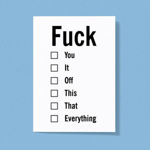 A Fuck For All Occasions - Rude Greeting Cards - Slightly Disturbed - Image 1 of 1