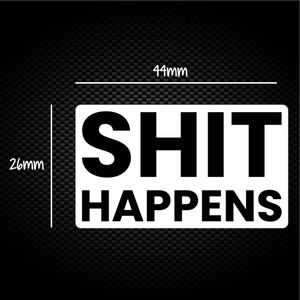 Shit Happens - Rude Sticker Packs - Slightly Disturbed - Image 1 of 1