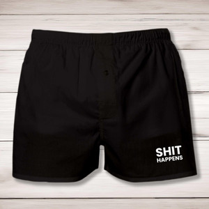 Shit Happens - Rude Men's Underwear - Slightly Disturbed - Image 1 of 2