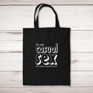 Casual Sex - Rude Tote Bags - Slightly Disturbed
